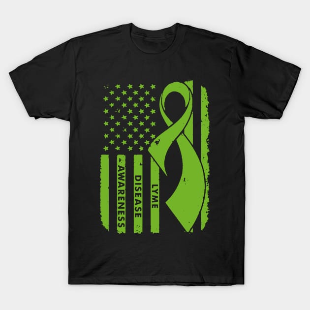 Lyme Disease Awareness T-Shirt by babettenoella